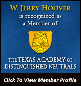 A member of the texas academy of distinguished neutrals
